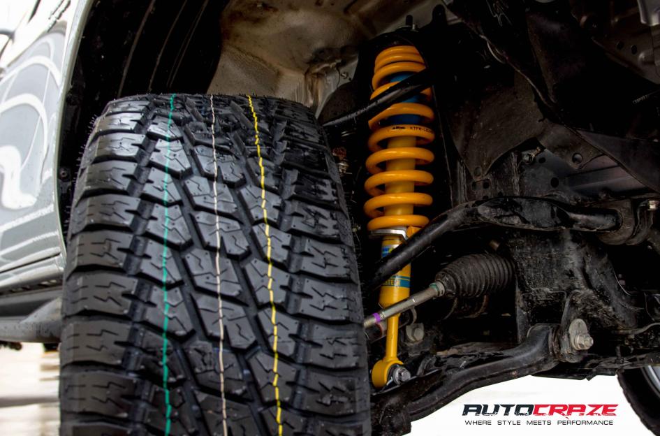 TOYOTA HILUX N80 4WD TROPHY MATTE ANTHRACITE WITH BLACK RING