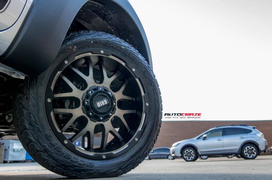 FORD RANGER GD02 MATTE BLACK MACHINED FACE