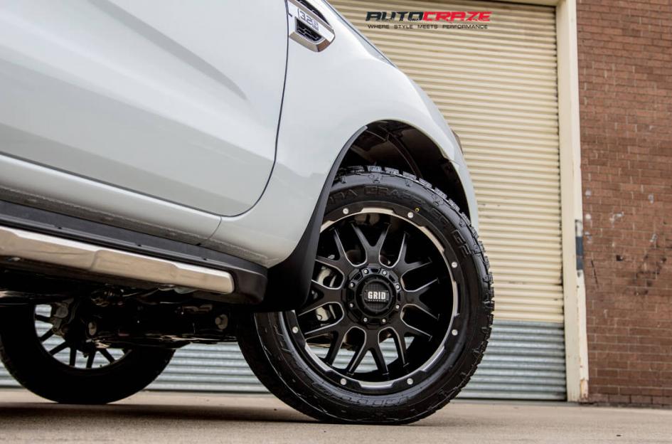 FORD RANGER GD02 MATTE BLACK MILLED ACCENTS