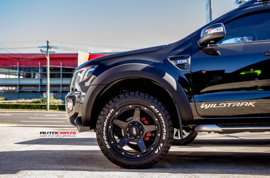 FORD RANGER GD04 MATTE BLACK