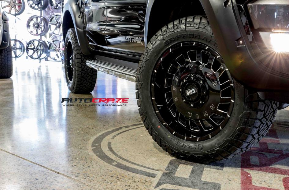 FORD RANGER GD03 GLOSS BLACK MILLED ACCENTS