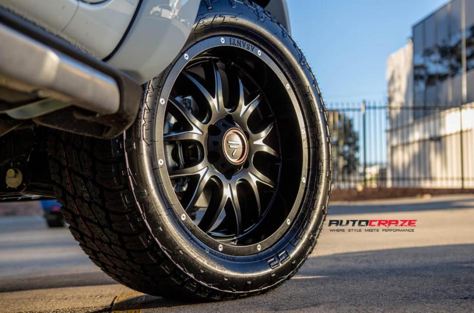 FORD RANGER AB807 SATIN BLACK MILLED