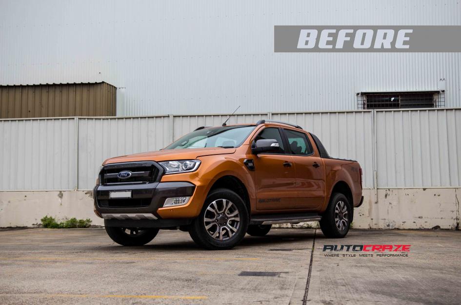 FORD RANGER CLEAVER GLOSS BLACK MILLED ACCENTS