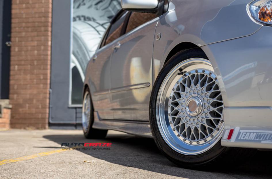 TOYOTA COROLLA BSX SILVER MACHINE