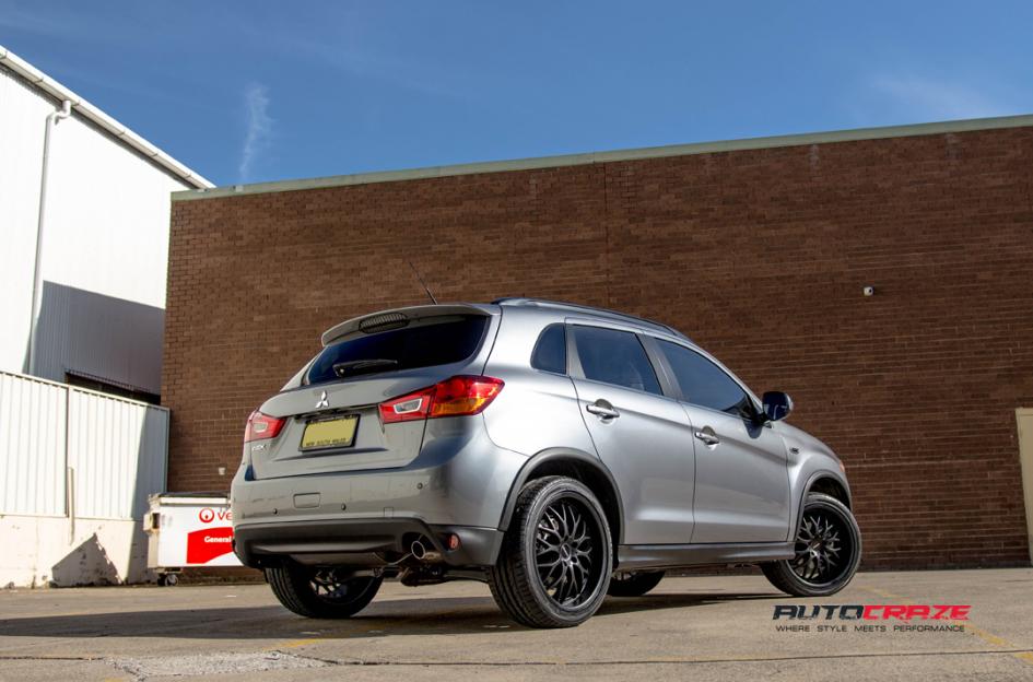 MITSUBISHI ASX CHEETAH SPORTS BLACK SUEDE