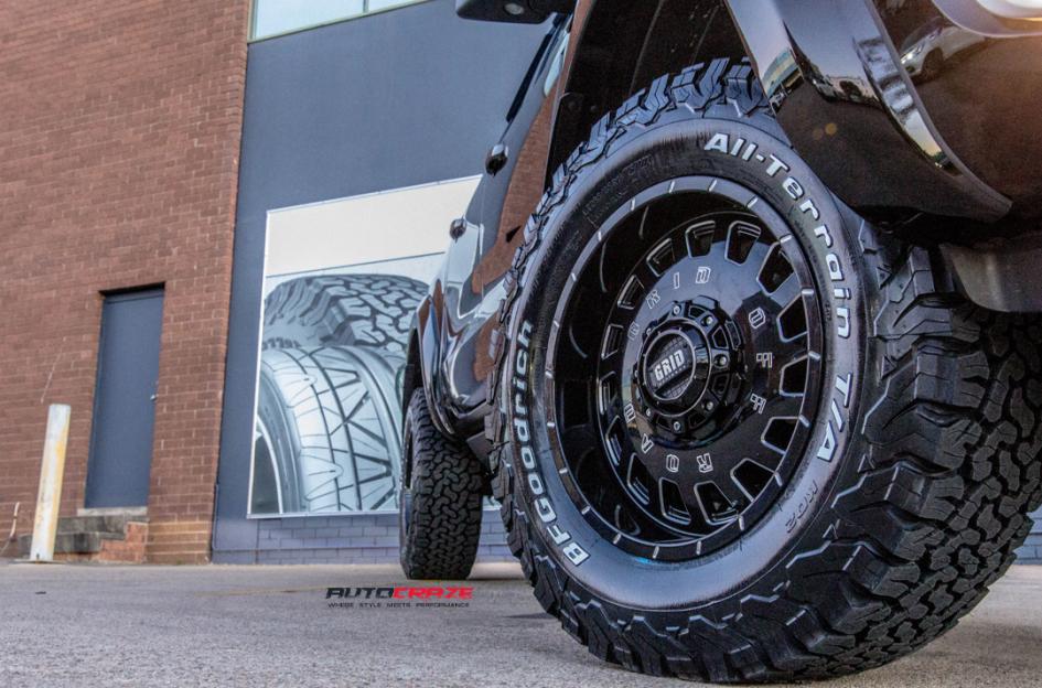 FORD RANGER GD03 GLOSS BLACK MILLED ACCENTS