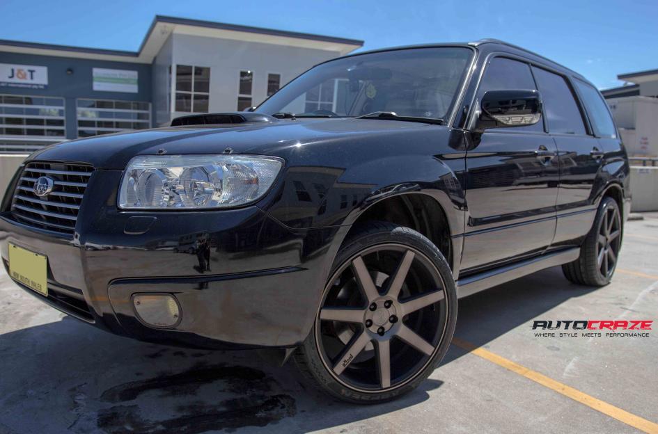 SUBARU FORESTER VERONA MATTE BLACK TINTED FACE