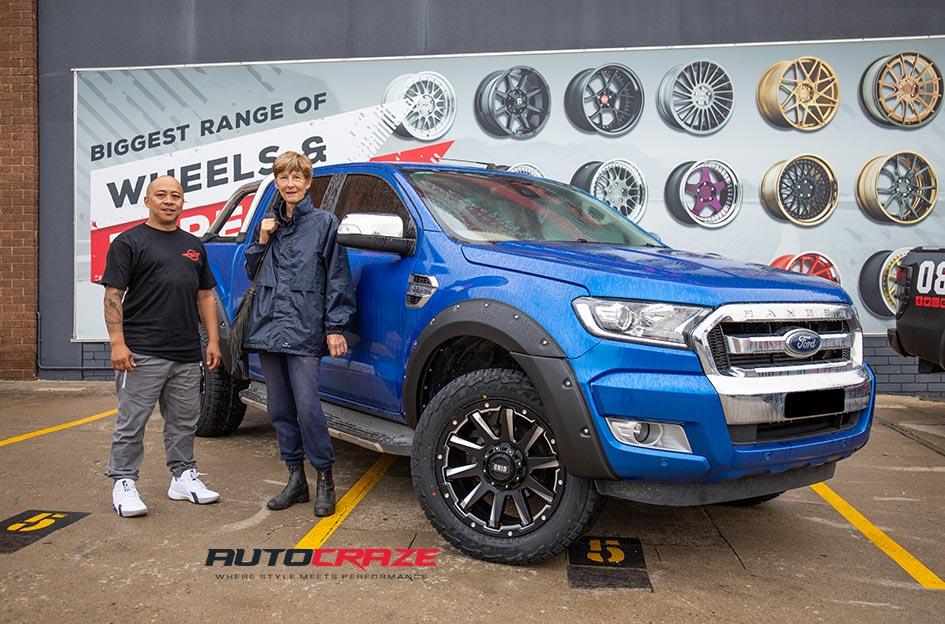 FORD RANGER GD05 MATTE BLACK MILLED ACCENTS