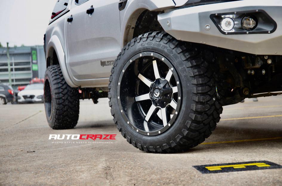 FORD RANGER MAVERICK BLACK MACHINED FACE