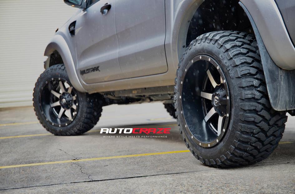 FORD RANGER MAVERICK BLACK MACHINED FACE
