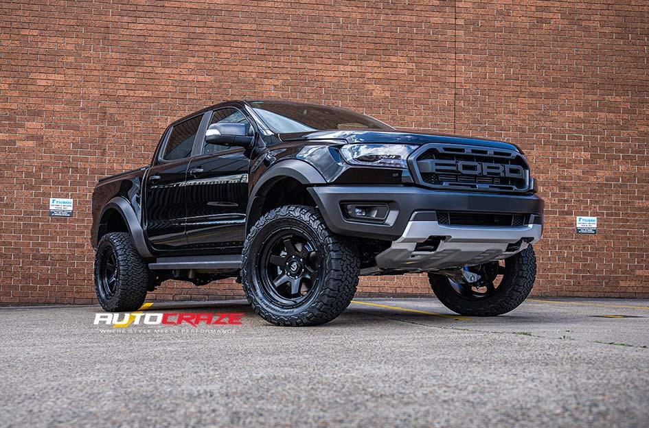 FORD RANGER RAPTOR SHOK MATTE BLACK