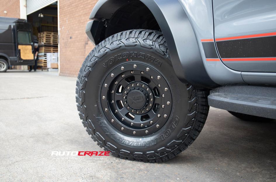 FORD RANGER RAPTOR CHASE SATIN BLACK