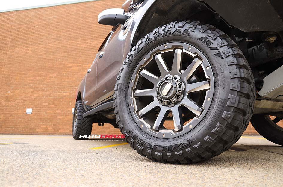 FORD RANGER GD05 MATTE BLACK MILLED ACCENTS