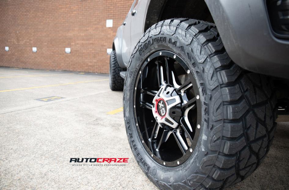 FORD RANGER RAPTOR CLAMP XD GLOSS BLACK MILLED ACCENTS