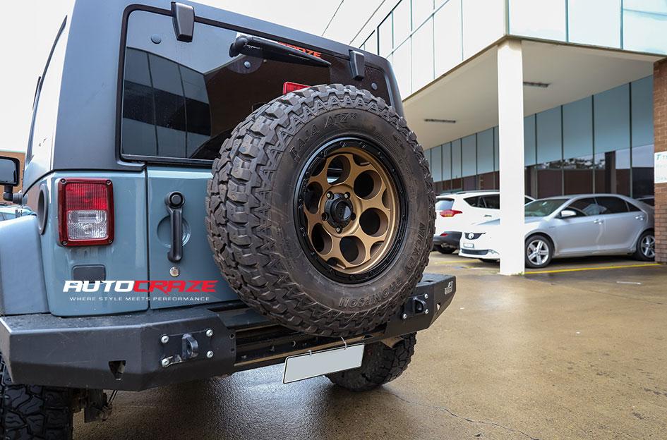 JEEP WRANGLER DIRTY HARRY MATTE BRONZE BLACK LIP