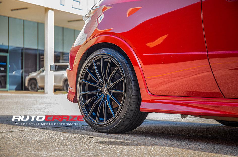 HONDA CIVIC 5 STUD DAYTONA MATTE BLACK