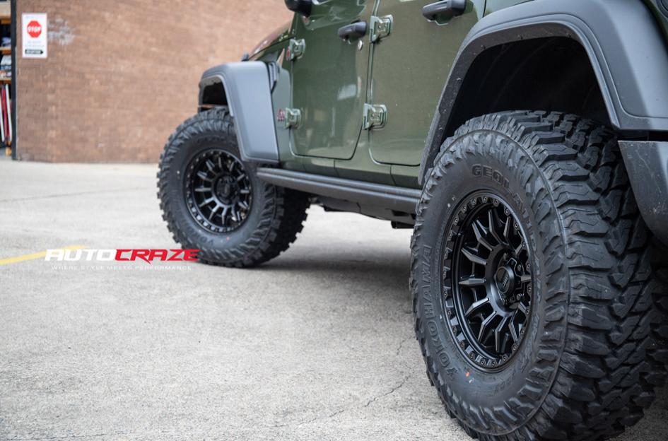 JEEP WRANGLER CARNAGE SATIN BLACK GRAY TINT