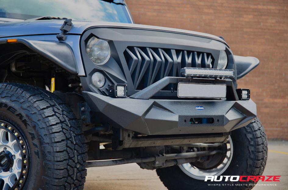 JEEP WRANGLER GRS MACHINED SATIN BLACK LIP
