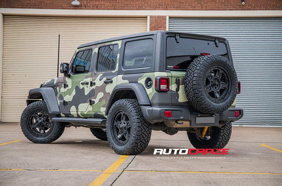 JEEP WRANGLER ROCKSTAR XD 3 MATTE BLACK