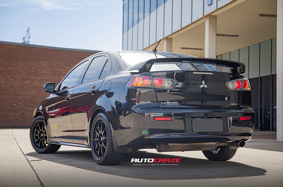 MITSUBISHI LANCER ROTATE MATTE BLACK 