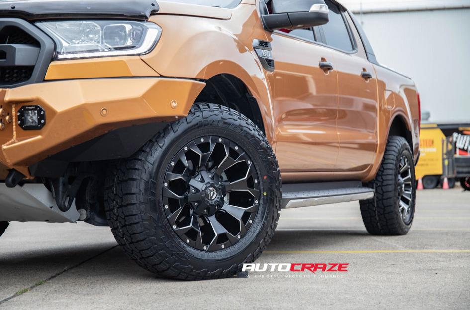 FORD RANGER ASSAULT GLOSS BLACK MILLED ACCENTS