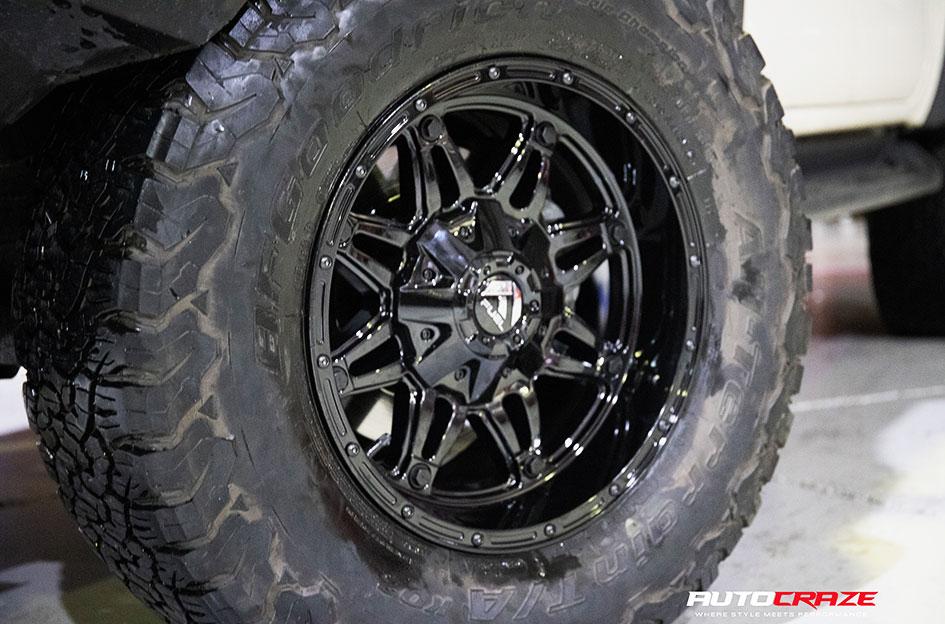 TOYOTA HILUX N80 4WD FUEL HOSTAGE GLOSS BLACK 