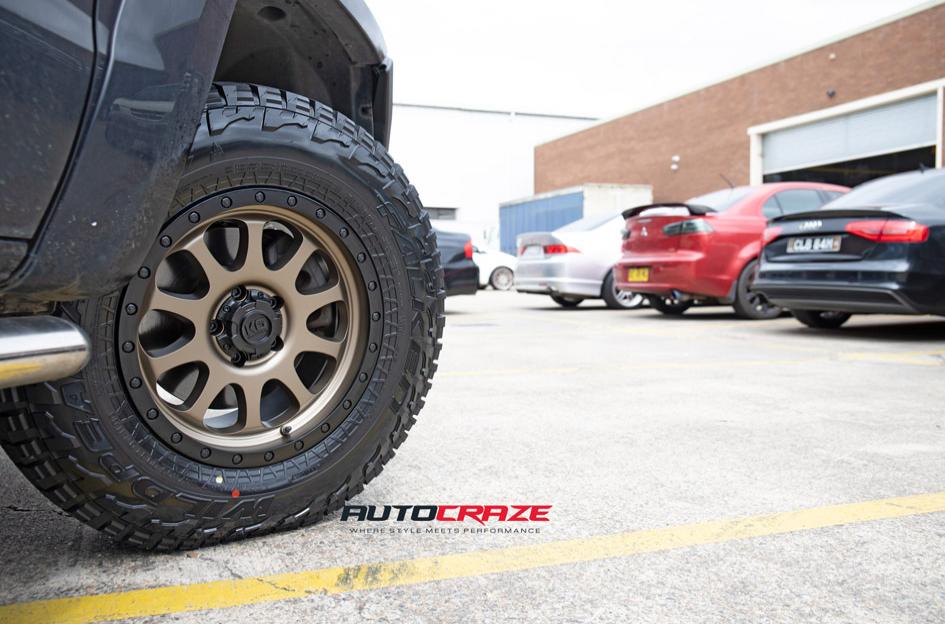 VOLKSWAGEN AMAROK HURRICANE SATIN BRONZE BLACK LIP