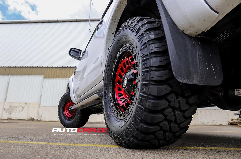 FORD-RANGER-ZOMBIE-GLOSS-BLACK-MACHINED-RED