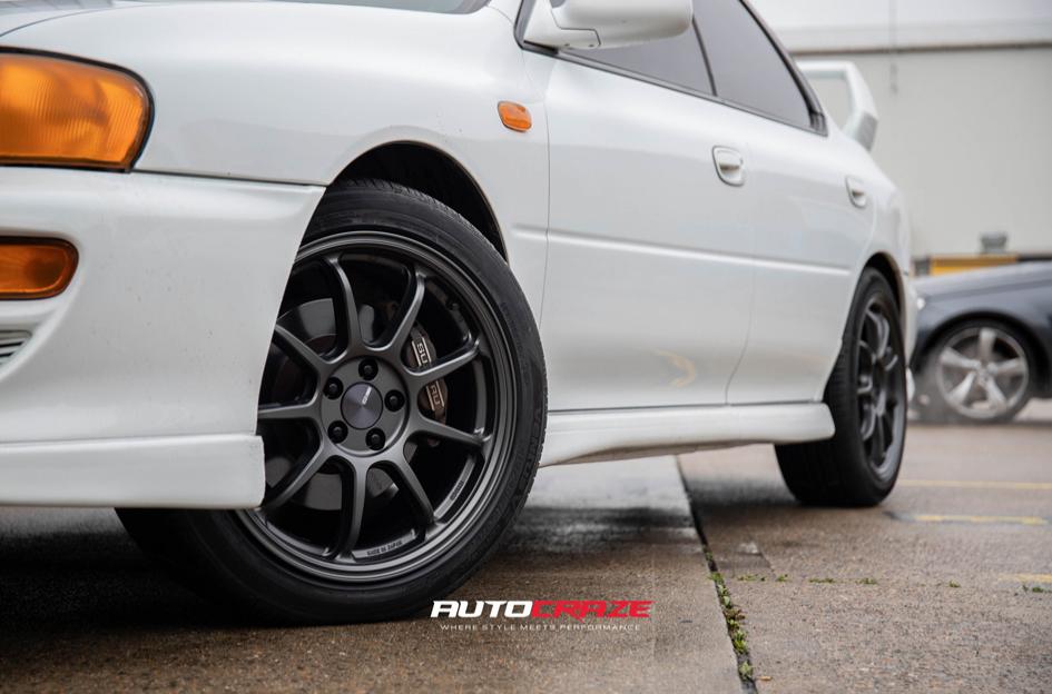 SUBARU WRX ENKEI PF09 MATTE DARK GUN METALLIC