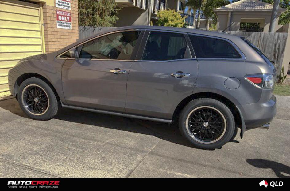 MAZDA CX7 CHEETAH GLOSS BLACK POLISH LIP