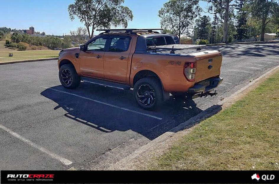 FORD RANGER RAZOR MATTE BLACK MILLED ACCENTS
