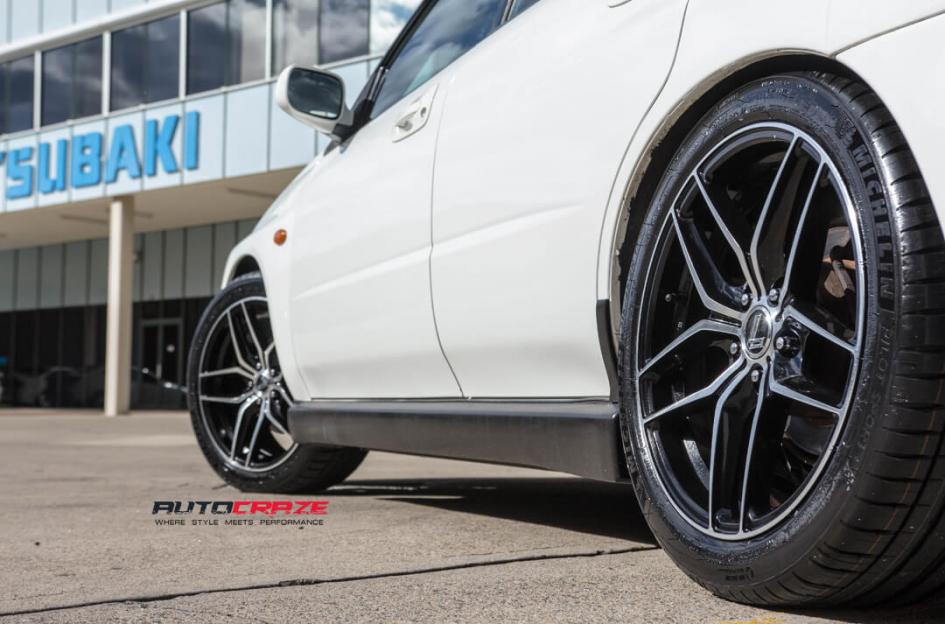 SUBARU WRX JAGER BAYERN MATTE BLACK MACHINED