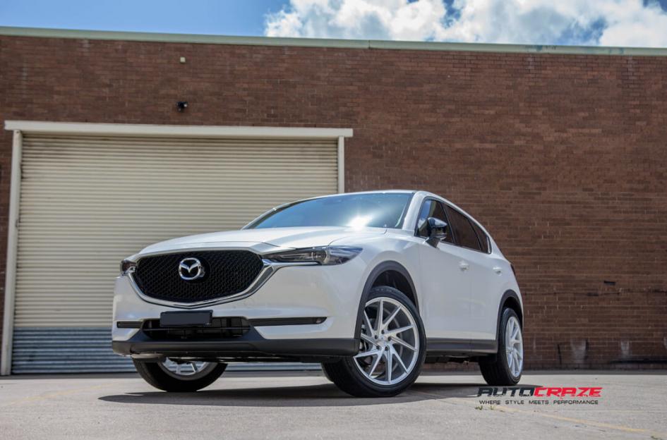 MAZDA CX5 INVERT SILVER MACHINED FACE