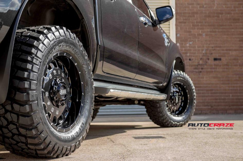 FORD RANGER GD03 GLOSS BLACK MILLED ACCENTS 5