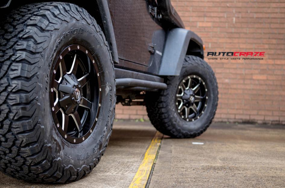 JEEP WRANGLER MAVERICK GLOSS BLACK MILLED ACCENTS