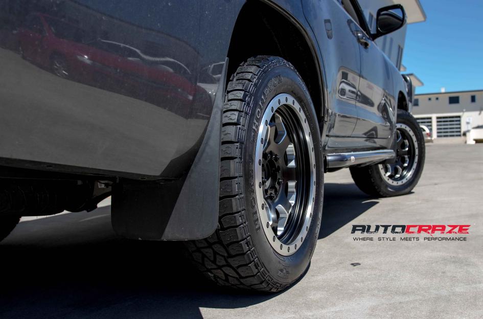 TOYOTA LANDCRUSIER SAVAGE MATTE BLACK MILLED ACCENTS