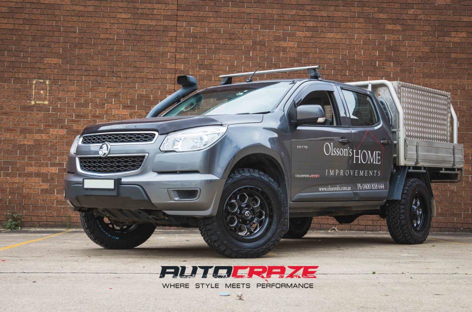 HOLDEN COLORADO SAVAGE GLOSS BLACK MILLED ACCENTS