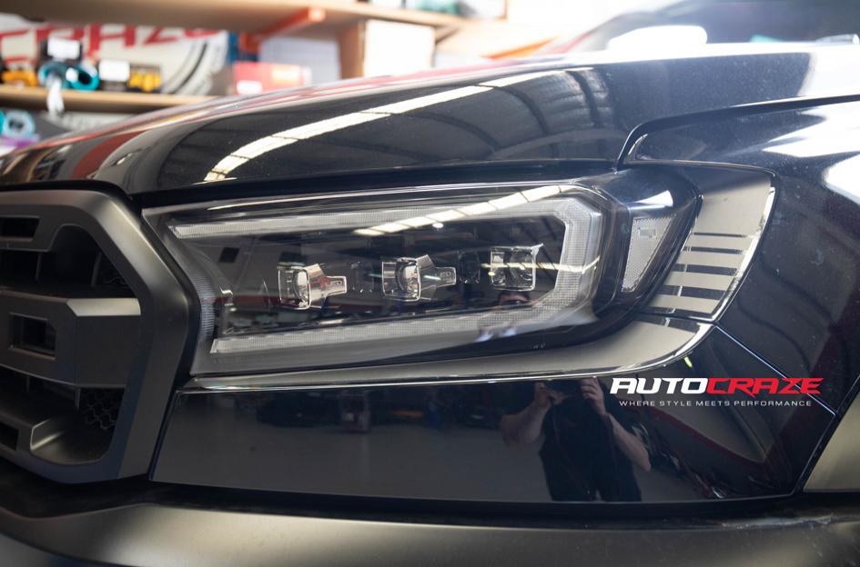 FORD RANGER RAPTOR ASSAULT GLOSS BLACK MILLED ACCENTS