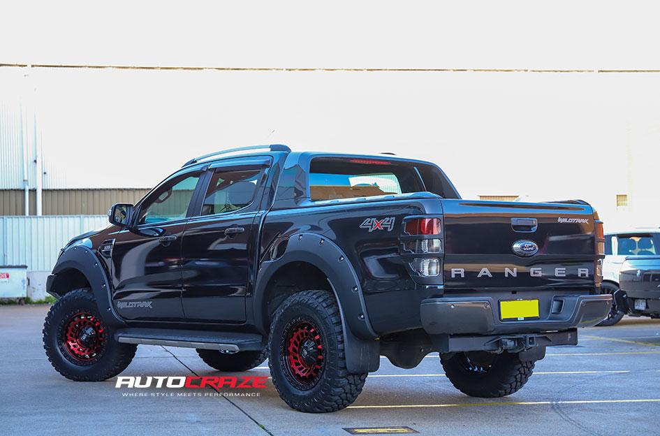 FORD-RANGER-ZOMBIE-GLOSS-BLACK-MACHINED-RED