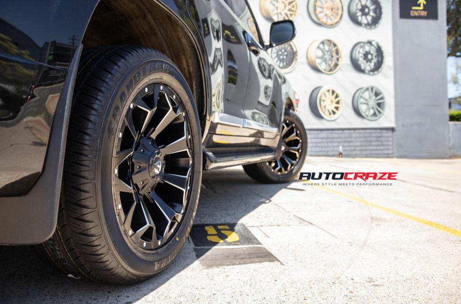 TOYOTA LANDCRUISER ASSAULT GLOSS BLACK MILLED ACCENTS