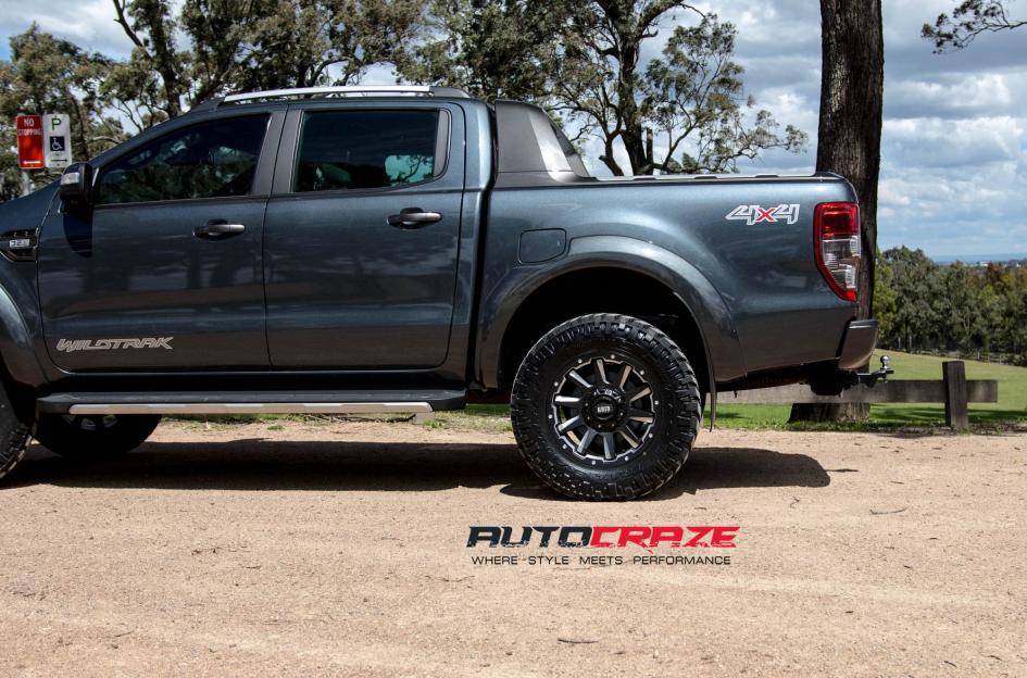 FORD RANGER GRID GD05 MATTE BLACK MILLED ACCENTS