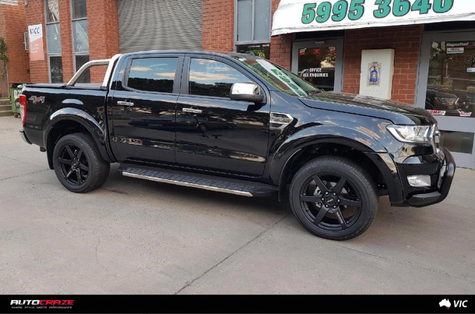 FORD RANGER S6 MATTE BLACK