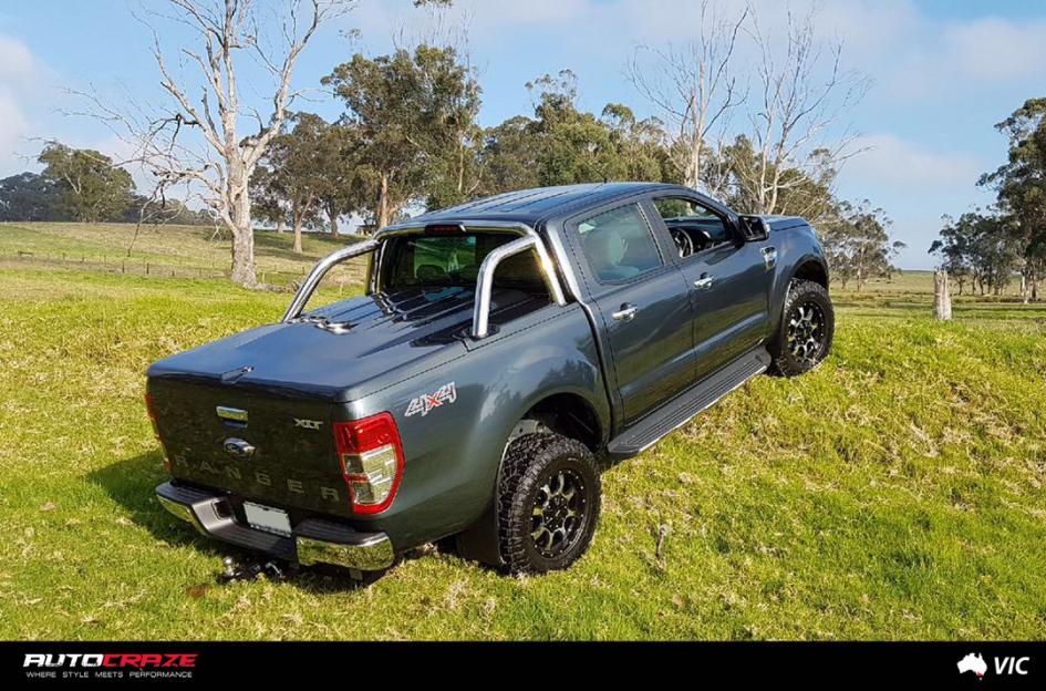 FORD RANGER MO970 GLOSS BLACK MACHINED FACE