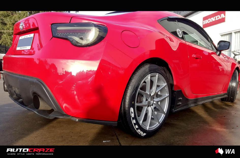 TOYOTA 86 TARGA SILVER MACHINED FACE