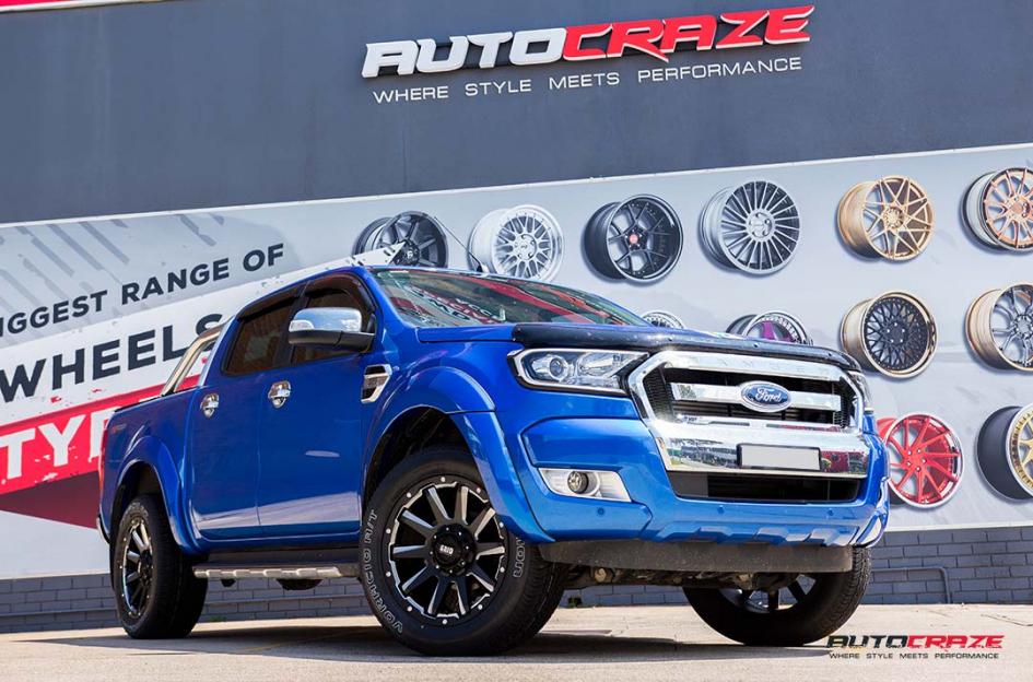 FORD RANGER GD05 MATTE BLACK MILLED ACCENTS