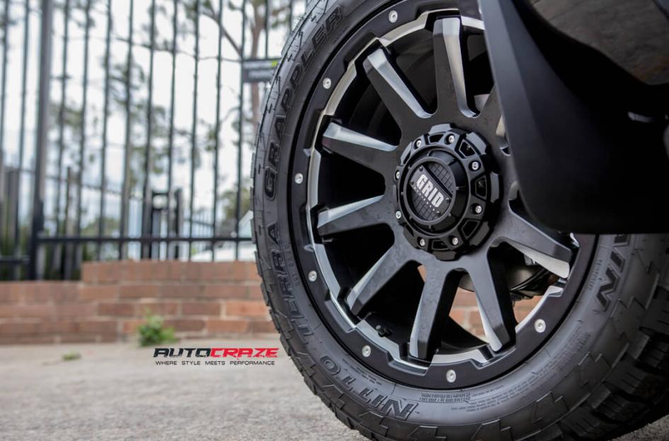 FORD RANGER GD05 MATTE BLACK MILLED ACCENTS