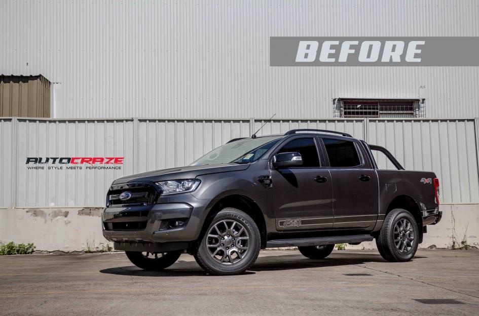 FORD-RANGER-VAPOR-BLACK-MACHINED-WITH-DARK-TINT