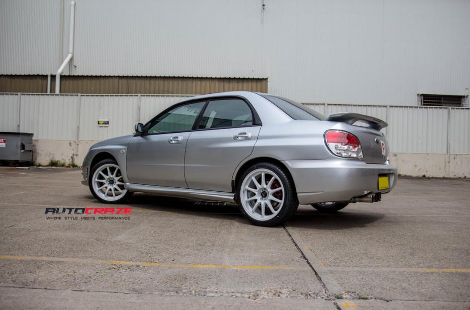 SUBARU WRX ROTATE WHITE