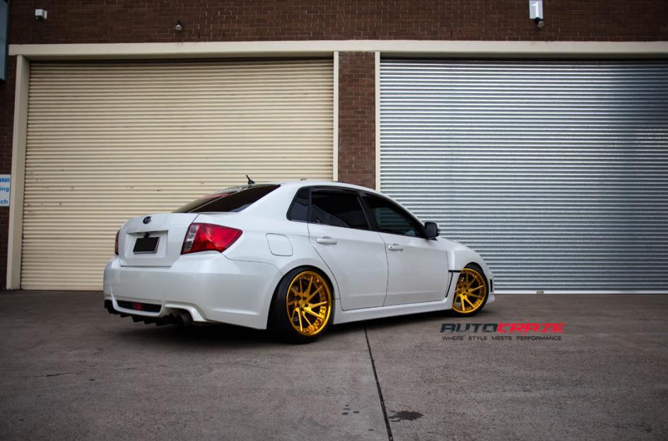 SUBARU WRX INVERT 3 PIECE FORGED4K GOLD
