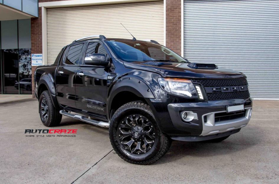 FORD RANGER ASSAULT GLOSS BLACK MILLED ACCENTS 20